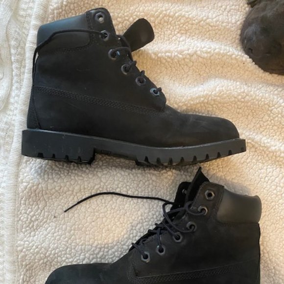 Timberland Boots Black Juniors Size 5.5 M main image 4